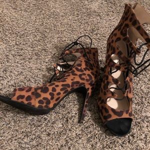 Leopard heels